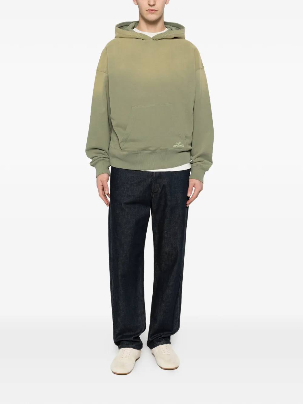 Axel Arigato Hoodie met ombré buidel Groen