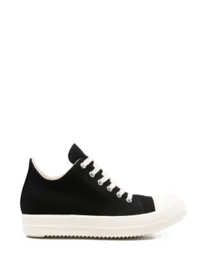 Rick Owens DRKSHDW Canvas toe-cap Sneakers | Black | FARFETCH