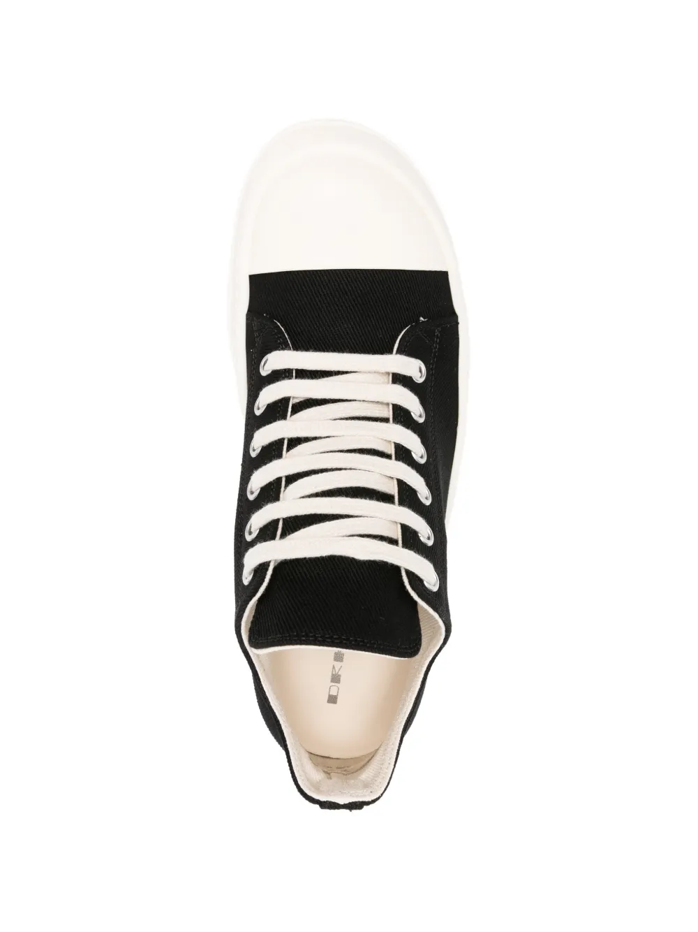 Rick Owens DRKSHDW Sneakers met bewerkte neus Zwart