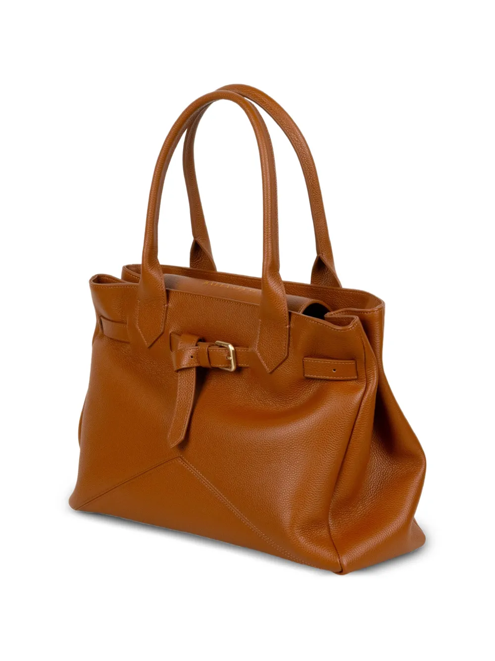 Ballantyne Kate medium leren shopper Bruin