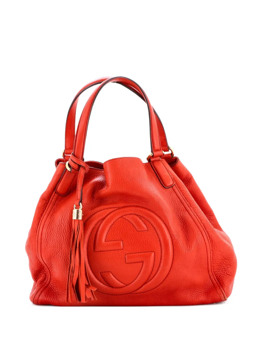 Gucci Pre-Owned Soho Leather Medium shoulder bag - Rosso
