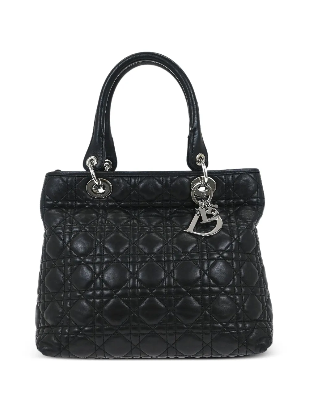 Christian Dior Pre-Owned 2010 Cannage Lady tote bag - Nero