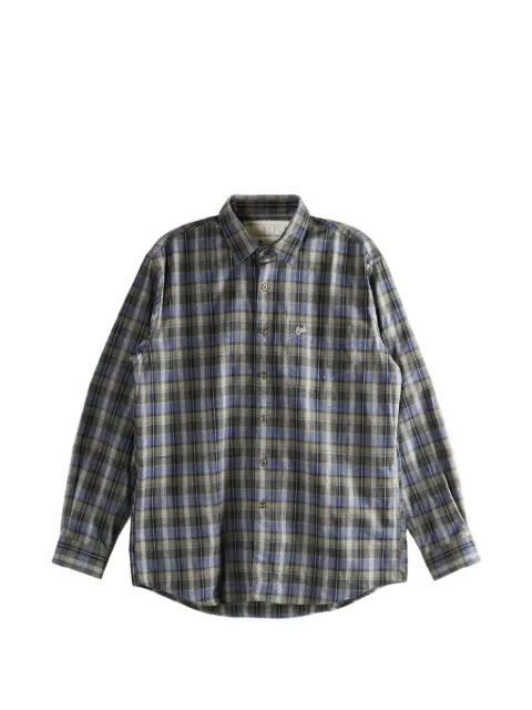 ERL checked button-fastening shirt