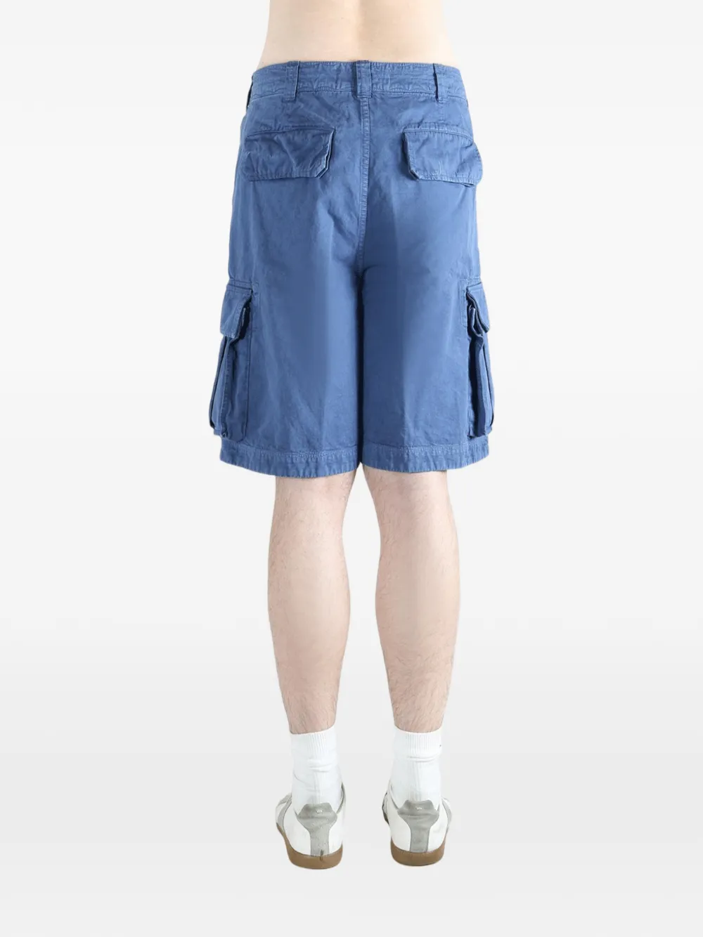 ERL Shorts met riemlussen en zak Blauw
