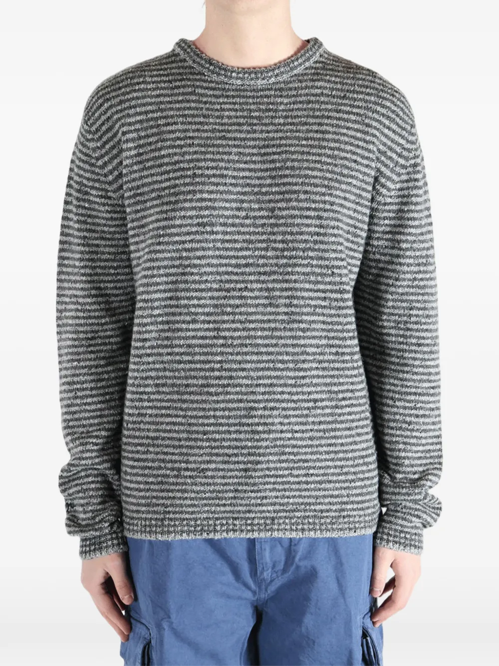  Erl Pull à Rayures - Gris 