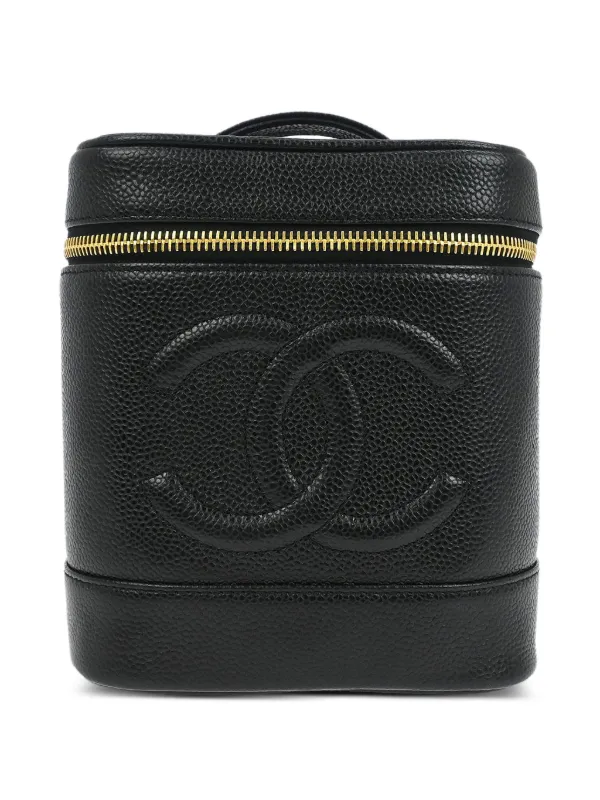 Chanel Pre-owned 1998 Timeless Vanity Case in Black