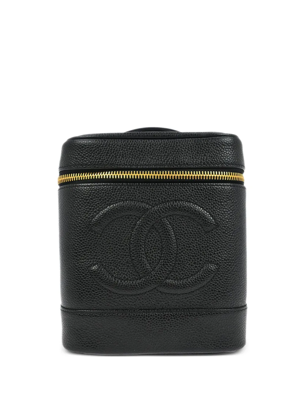 CHANEL Pre-Owned 2000 Timeless Caviar vanity case - Nero