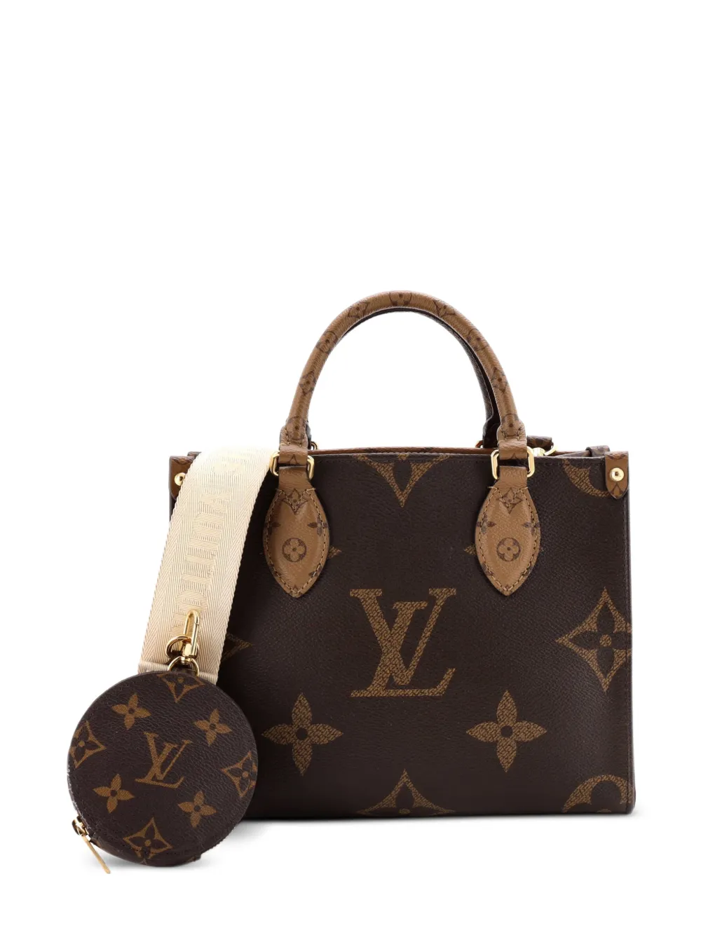 Louis Vuitton Pre-Owned OnTheGo Tote Reverse Monogram Giant PM shoulder bag - Marrone