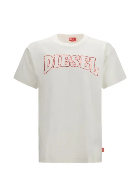 Diesel logo-embroidered T-shirt