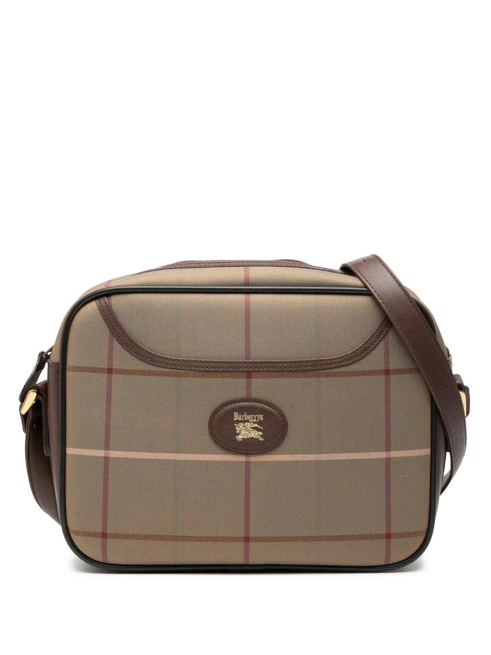 Burberry Pre-Owned 20th Century Vintage Check Canvas crossbody bag - Marrone