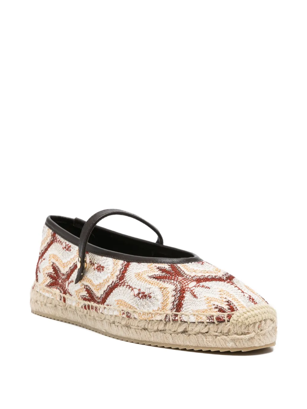 Missoni Espadrilles met bandjes en patroon Beige