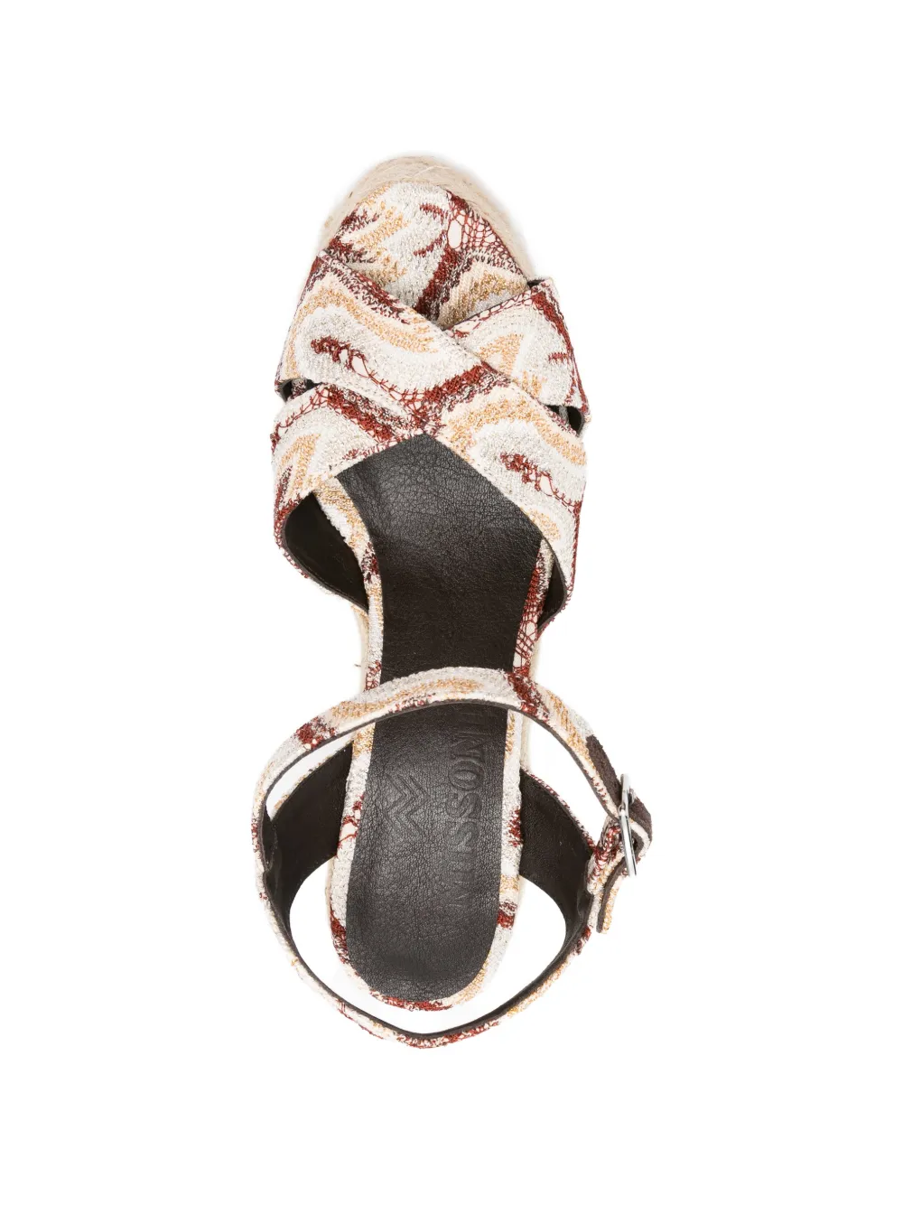 Missoni Espadrilles met geweven plateauzool Beige