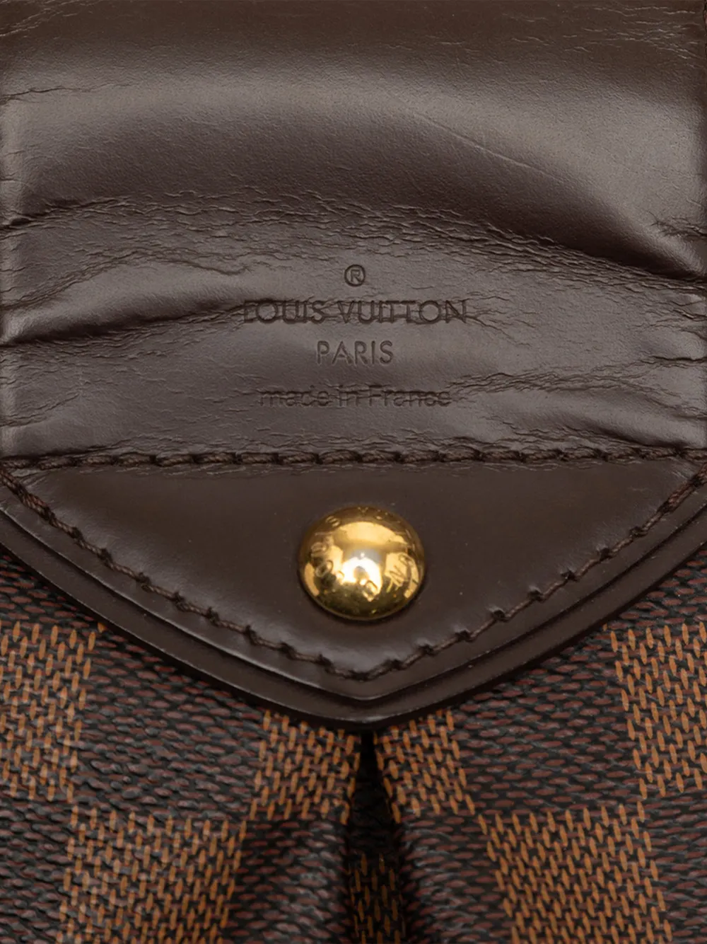 Louis Vuitton Pre-Owned 2009 Damier Ebene Sistina PM Shoulder Bag