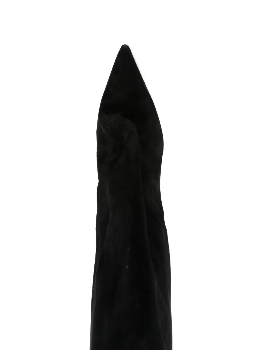 Rick Owens Cantilever 8 laarzen met puntige neus Zwart