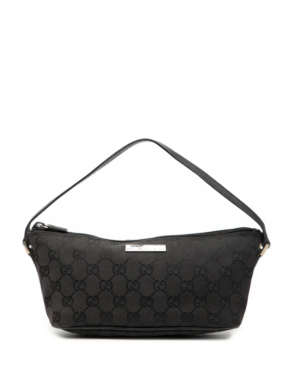 Gucci Pre-Owned 2000-2015 GG Canvas Boat shoulder bag - Nero