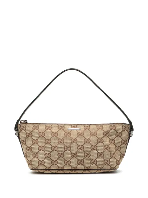 Gucci Pre-Owned 2000-2015 GG Canvas Web Boat shoulder bag