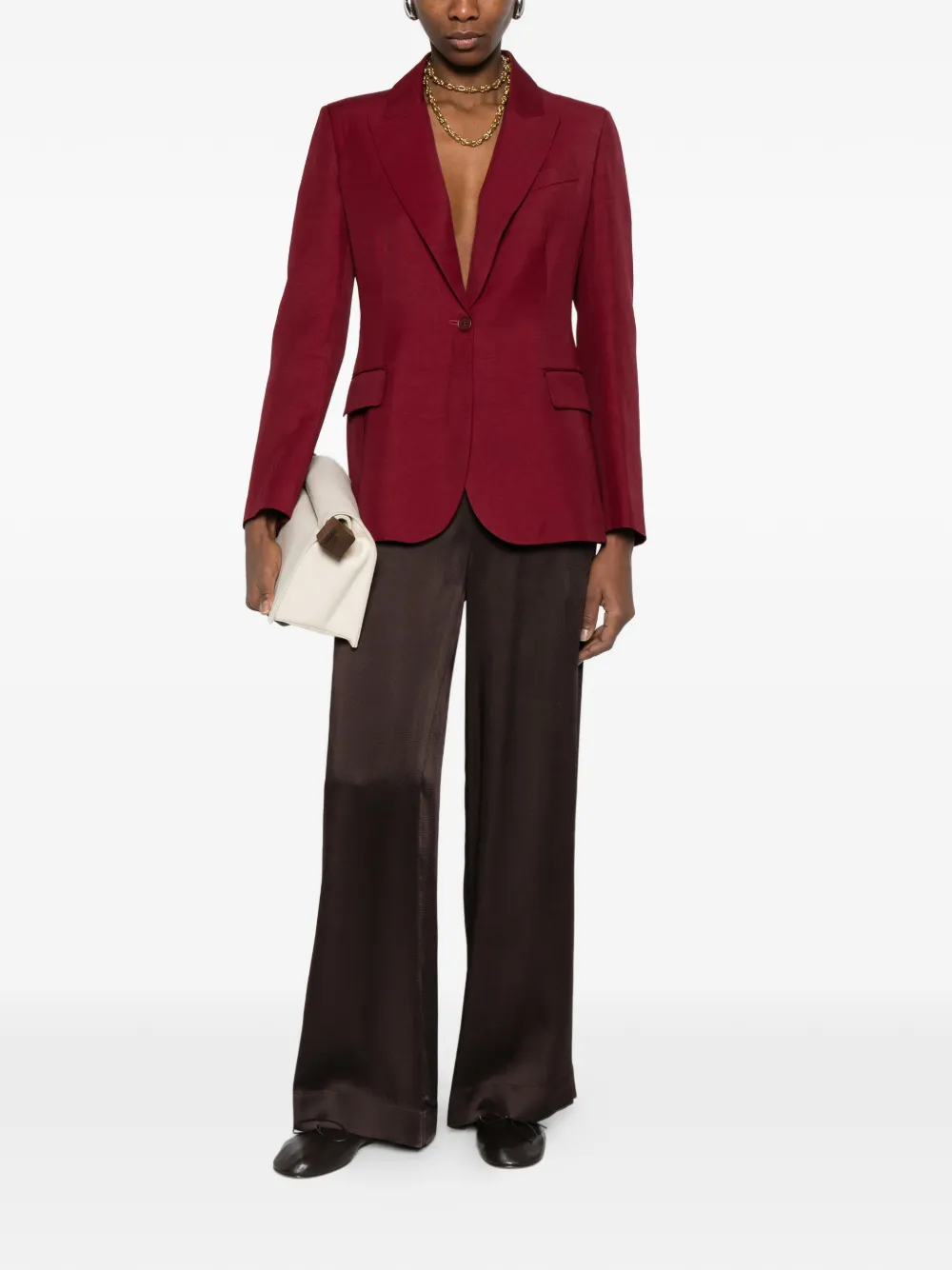  P.a.r.o.s.h. Single-breasted Blazer - Red 