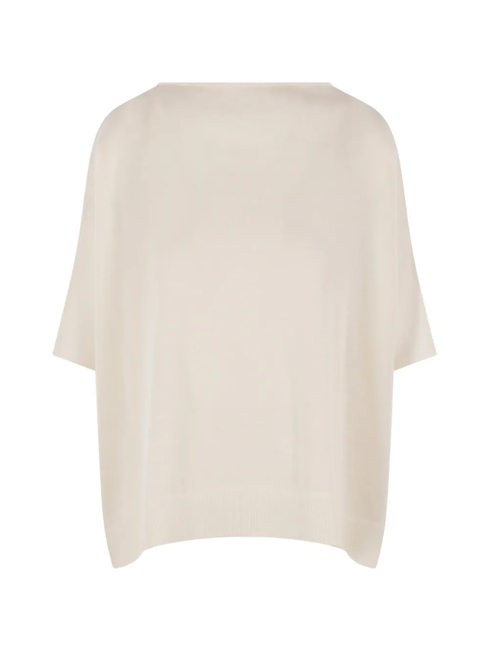 Dusan short-sleeve sweater - Bianco