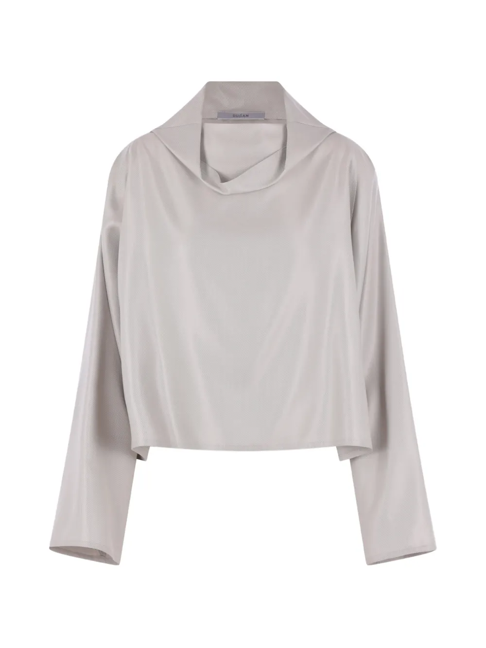 Dusan cowl-neck blouse - Grigio