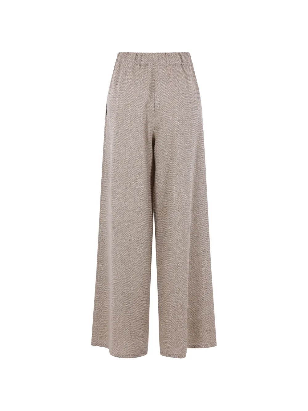 Dusan Broek met visgraatpatroon Beige