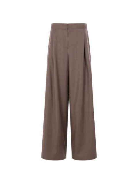 Dusan pantalones palazzo con pliegues