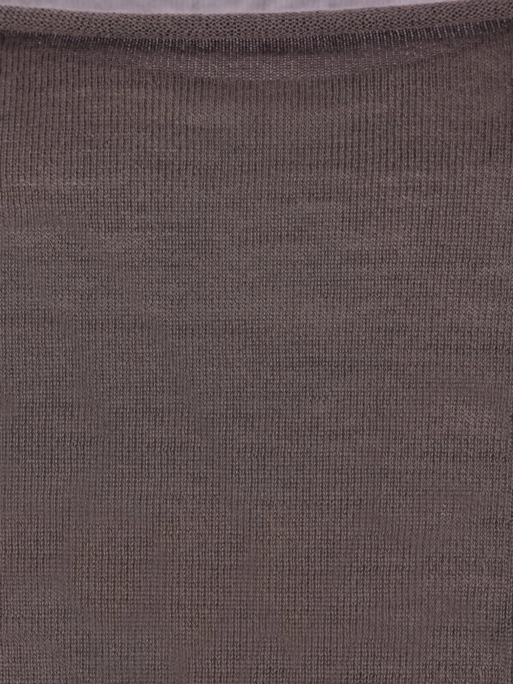  Dusan Boat-neck T-shirt - Brown 