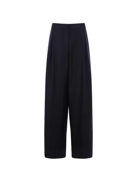 Dusan pantalon palazzo à taille élastiquée