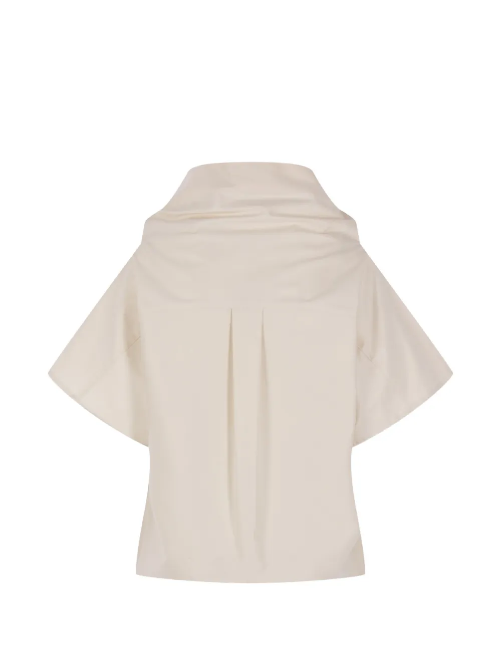  Dusan Oversized Collared Top - Neutrals 