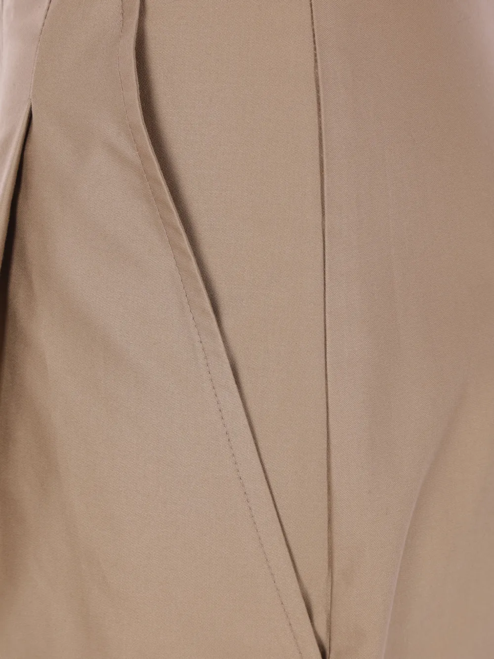 Dusan Plooibroek met wijde pijpen Beige