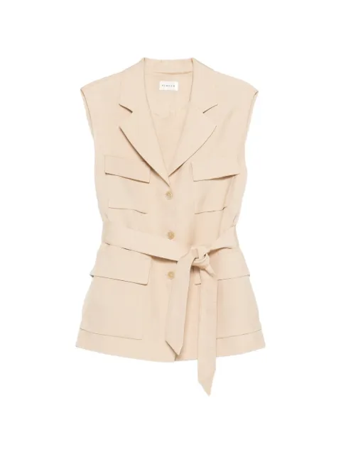 P.A.R.O.S.H. Colete com bolso pespontado