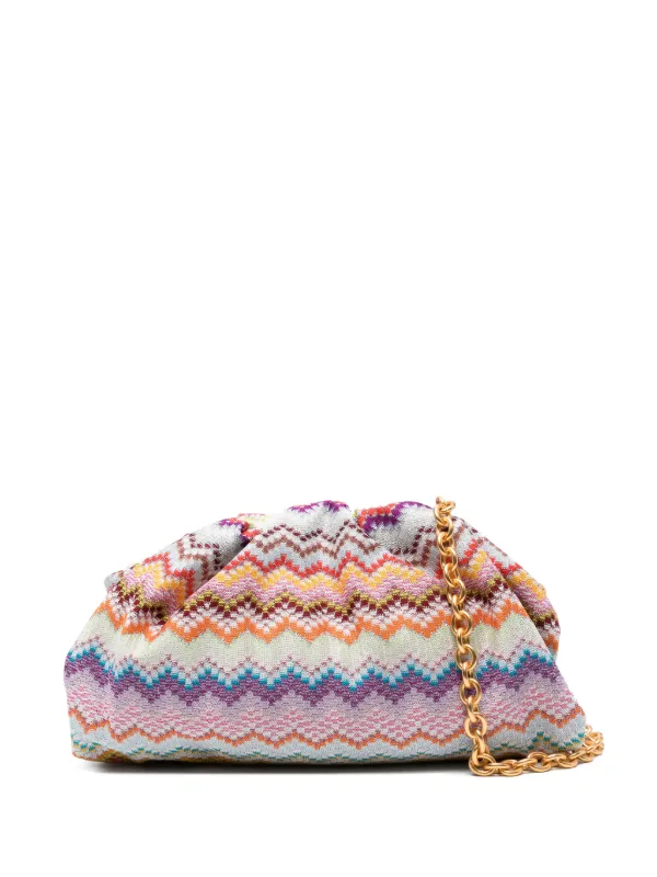 Missoni Zig Zag Shoulder Bag in Orange