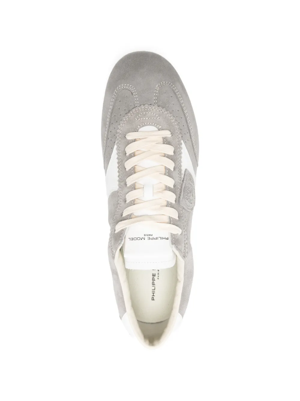 Philippe Model Paris panelled leather sneakers Grijs