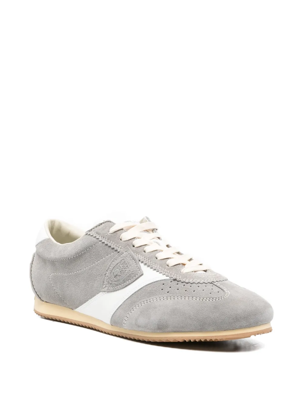 Philippe Model Paris panelled leather sneakers Grijs