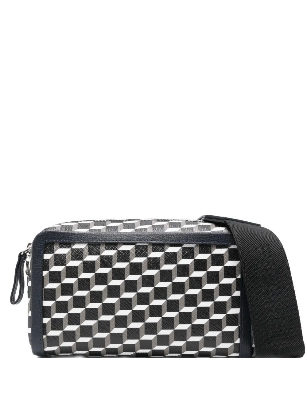 Pierre Hardy geometric-print clutch bag - Nero