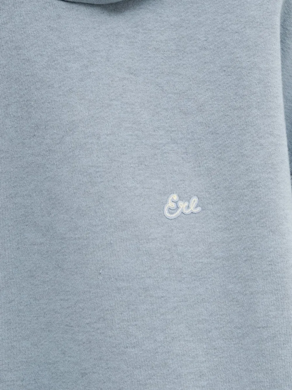 ERL Gebreide hoodie Blauw