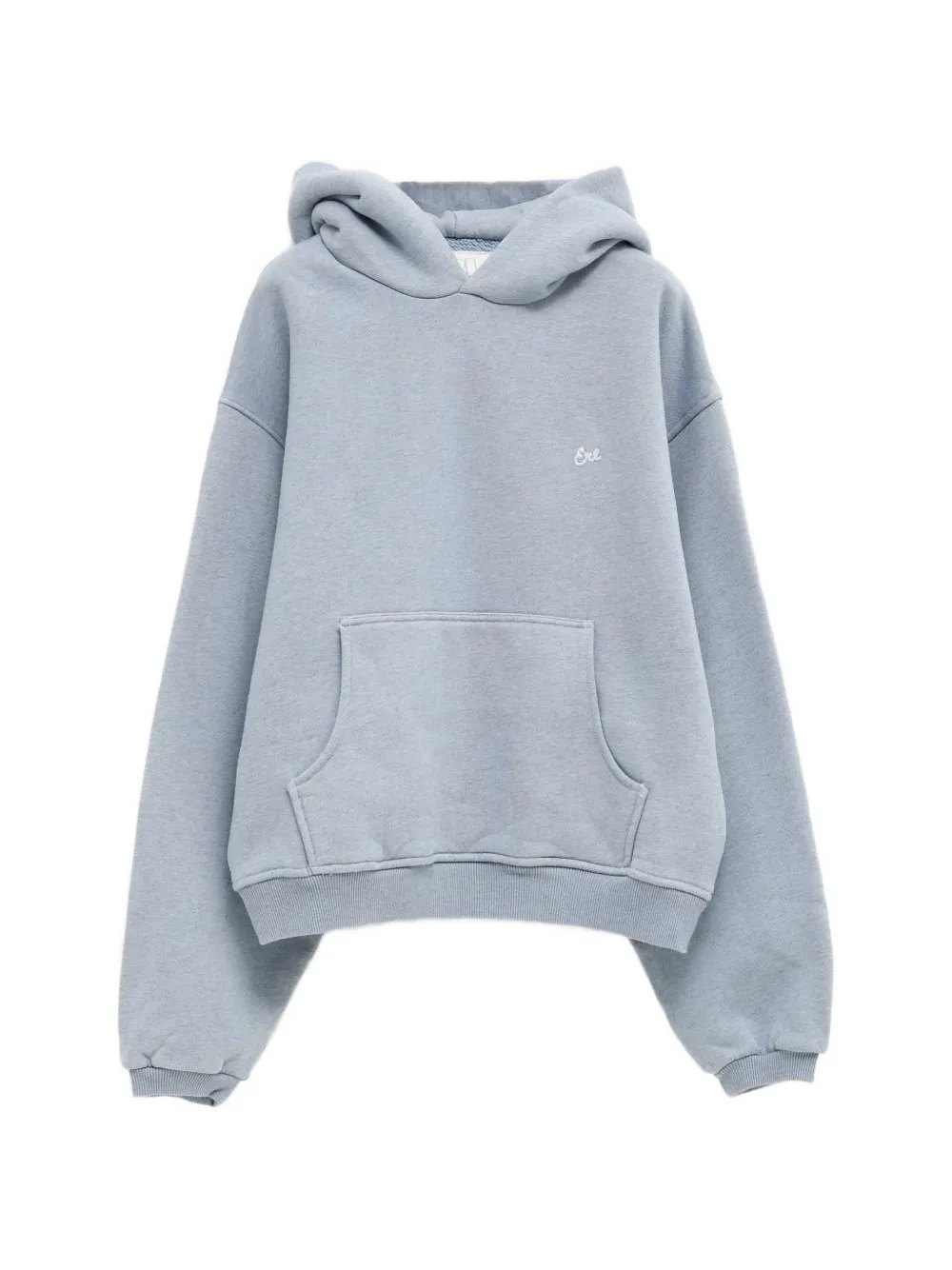 ERL embroidered hooded sweater - Blau