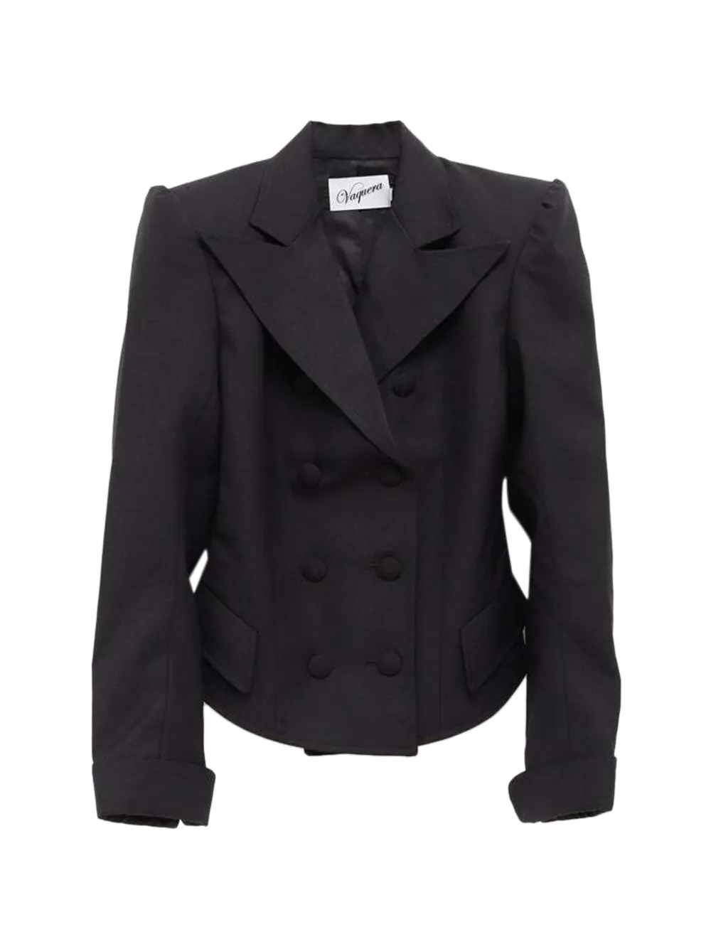 Vaquera double-breasted tailored blazer - Nero