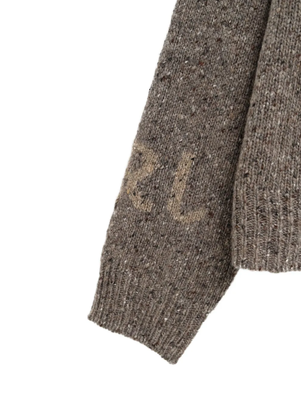  Erl Pull Côtelé - Marron 