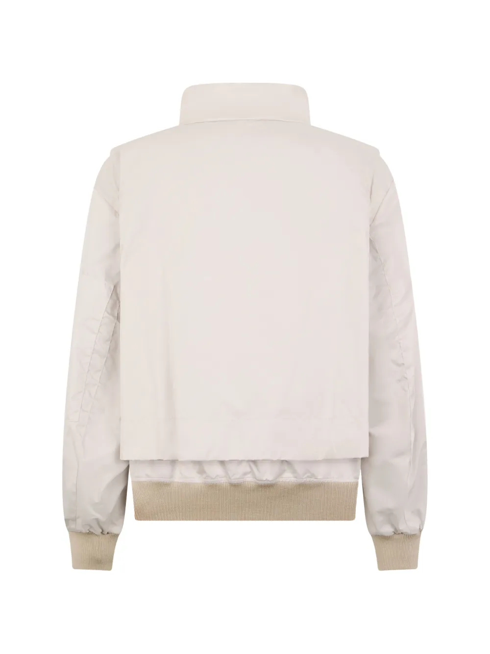Moorer Bomberjack met hoge hals Beige
