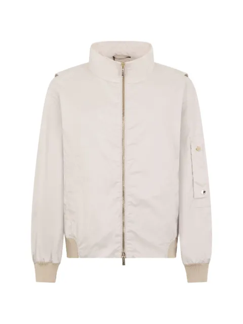 Moorer chamarra bomber con cuello de tortuga