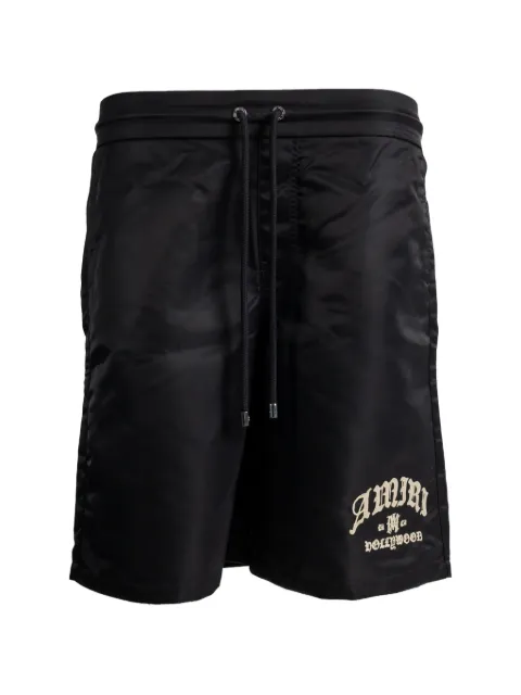AMIRI drawstring graphic-print shorts