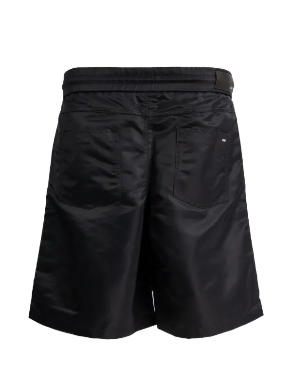AMIRI ナイロン ショートパンツ ブラック AMIRI グラフィック ショートパンツ | ブラック | FARFETCH JP