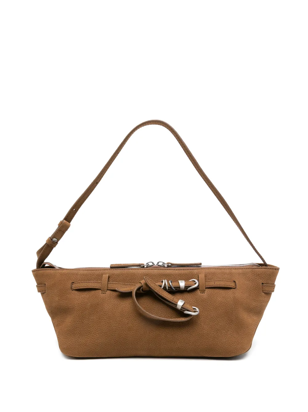Marge Sherwood buckle shoulder bag - Marrone