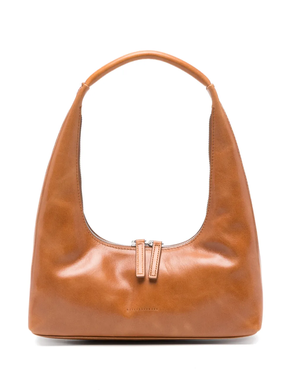 Marge Sherwood zip leather shoulder bag - Marrone