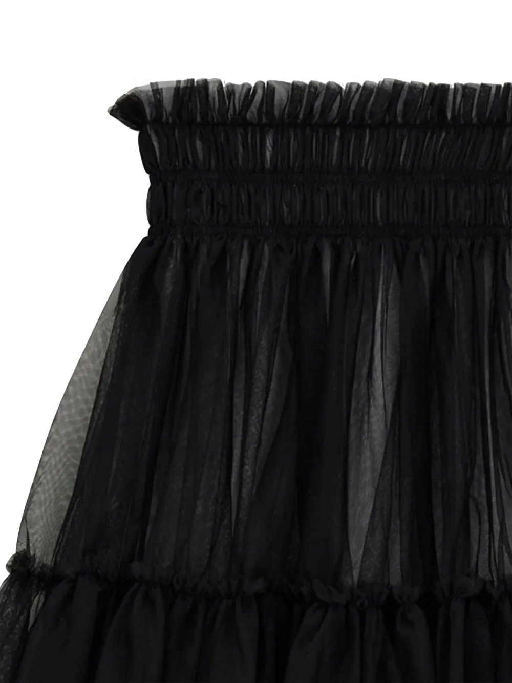 Rhinestone-Embellished Tulle Dress