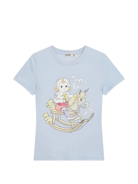 Open YY baby graphic T-shirt