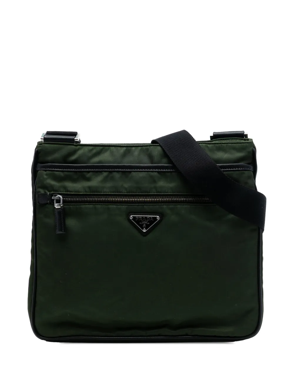 Prada Pre-Owned 2013-2025 Tessuto Zip Top crossbody bag - Verde