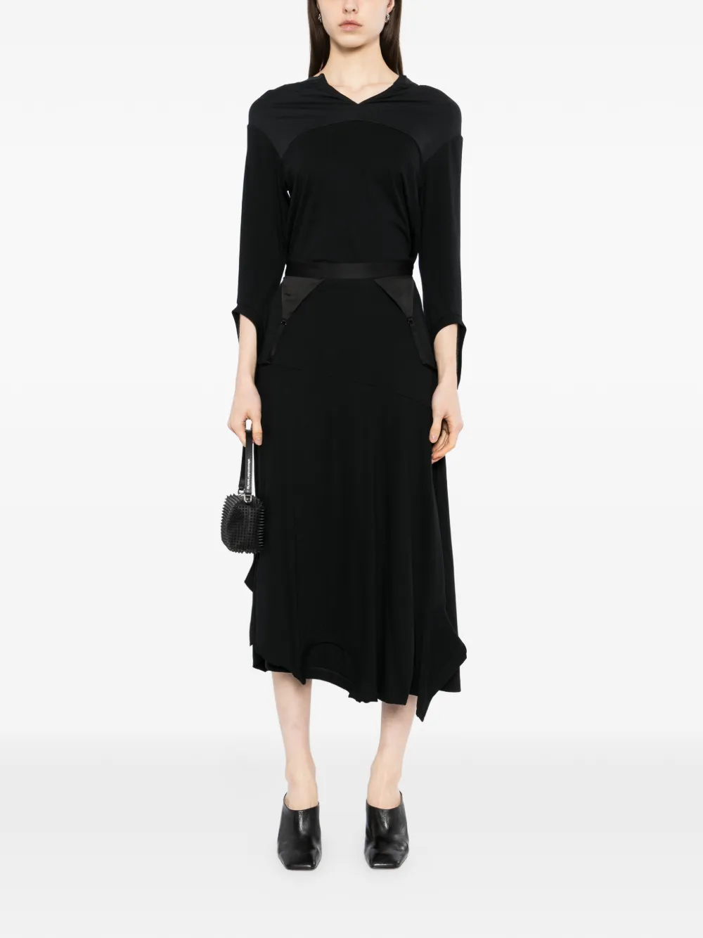  Undercover Strap Asymmetric Skirt - Black 