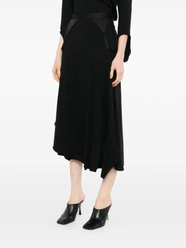 Y's 2017AW one shoulder strap skirt Undercover Strap Asymmetric