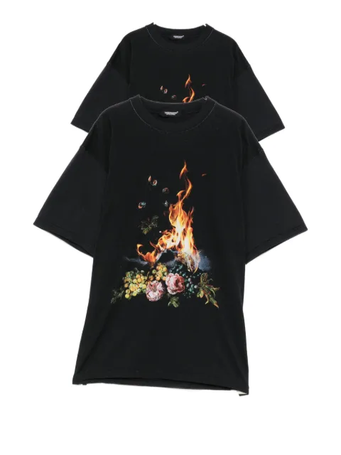 Undercover floral-print crew neck T-shirt
